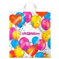 Пакет с петлевой ручкой (38х42)-40 Пати ПНД 25/500