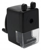 Точилка механическая Silwerhof металлический механизм черный 1/1