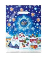 НГ Пакет с вырубной ручкой (30х40)-30 ПВД Стужа 50/1000