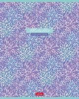 Тетрадь 80л А5 клетка скоба метализ картон METALLIC Хатбер 1/7/70