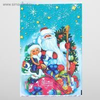 НГ Пакет подарочный (25х40)-30 полипропилен Мешок подарков 100/2000