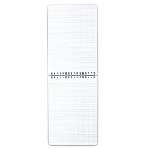 Блокнот 80л А5 145х205мм клетка гребень картон жесткая подлож HATBER Inside 4/56