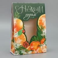 НГ Коробка складная 15х7х22см Зимние пряности 1/700