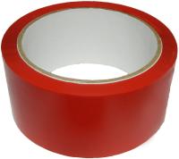 Клейкая лента цветная (48х66) красная  Нова Ролл 204 6/36