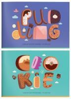 Альбом для рисования 40л А4 обложка мел карт скоба Сладкая надпись Schoolformat 1/35