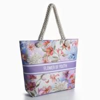 Сумка шоппер без молнии 37х47х13,5см Flower of youth 1/50