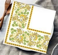 Салфетки (33х33) 3-сл Медовый кант (20) 1/15 