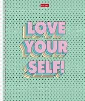 Тетрадь 48л А5 клетка гребень мелованный картон Все о тебе Хатбер 1/96