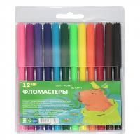 Фломастеры 12цв вентилируемый колпачок Капибара Centrum 1/12/144