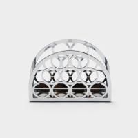 Салфетница Доляна кольца метал 1/120 