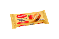 Продукты, Яшкино Рулет бисквитный клубника со сливками 200г 1/14