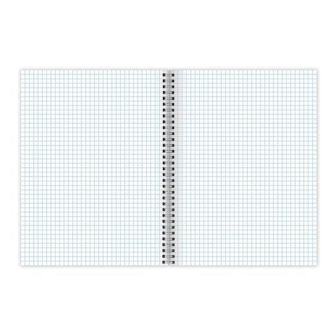 Тетрадь 48л А5 клетка гребень обложка картон Однотонная BRAUBERG 1/100