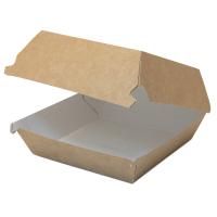 Коробка для гамбургеров 113х113х112мм ECO BURGER ХL крафт DoECO 50/150  