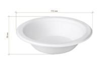 Тарелка ЭКО 0,350л миска суповая целлюлоза 50/1000 