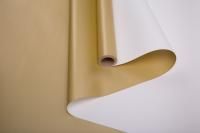 Ролик 58см х10м пленка полипропилен матовая золото/белый 1/1