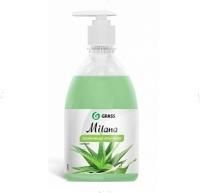 Мыло жидкое крем 500мл с дозатором Milana (Милана) Алоэ вера Грасс GRASS 1/15