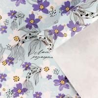 Бумага подарочная Океан 70х100см 75г/м 1/10/200