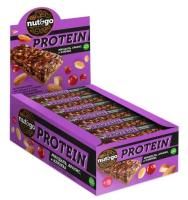 Продукты, Батончик Nut&Go Protein миндаль арахис клюква 36 г 1/18