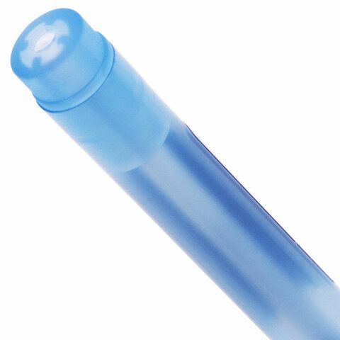 Ручка шариковая синяя узел 0,7мм линия письма 0,35мм BRAUBERG i-STICK 1/50