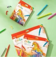 Фломастеры 12цв вентилируемый колпачок Deli ColoRun 1/24