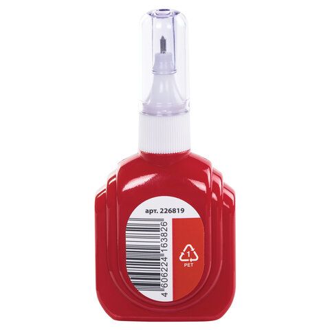 Корректор-ручка 13мл металлический наконечник BRAUBERG 1/12