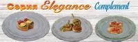 Тарелка пластиковая d-190 Compliment Golden Elegance (6шт) 1/20