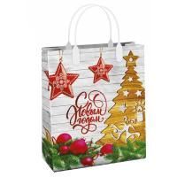 НГ Сумка пластиковая (23х27)-150 Шале Интерпак 1/40