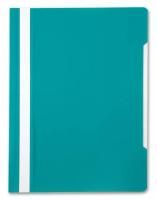 Папка скоросшиватель с прозр верхн лист бирюзовый Россия 1/20/200 