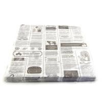 Бумага оберточная жиростойкая (305х305) (500шт) Газета 1/6