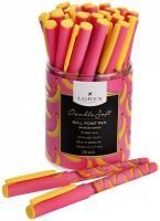 Ручка шариковая масляная синяя 0,7мм корпус прорез. LOREX BANANA MANIA Double Soft 1/24/288 