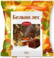 Продукты, АКФ Конфеты помадные глазиров Белкин лес 250г 1/10