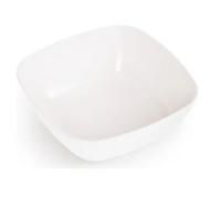 Тарелка d-220 глубокая белая Квадро 1/25 