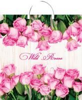 Пакет с пластмассовыми ручками (40х44)-100 Дикие розы Тико 10/100 Пакет с пластмассовыми ручками (40х44)-100 Дикие розы Тико 10/100