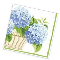 Салфетки (24х24) 1-сл Гортензия (40) 1/32