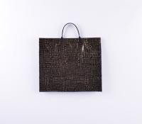 Пакет с пластмассовыми ручками (35х33+10) Буквы малый 10/50