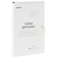 Папка для бумаг на завязках картон ОФИСМАГ гарант пл 220 г/м2  до  200л 1/200 