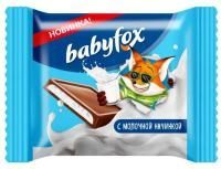 Продукты, Шоколад BabyFox молочный 12 г 1/100