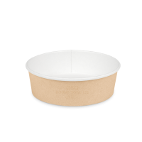 Контейнер бумажный супница 620мл d-150 крафт OSQ ROUND BOWL (крышка 469485) 45/270