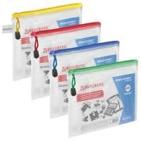 Папка-конверт А5 на молнии BRAUBERG Segment 238х180мм 1/12/480