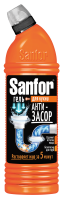 Средство жидкое 750мл чистящее Санфор-гель для прочистки труб на кухне 1/15