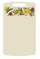 Доска разделочная пластиковая 33,5х22см Bergamo бежевая 1/1