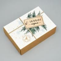 НГ Подарочная коробка 16х23х7,5см Новый год 1/450