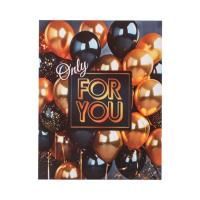 Открытка 7х9см FOR YOU! шары 1/20