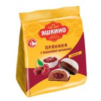 Продукты, Яшкино Пряники с вишневой начинкой 350г 1/8