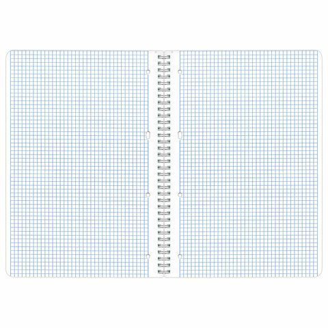 Тетрадь 80л А4 клетка гребень обложка картон Фрукты BRAUBERG 1/4/28