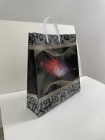 Пакет с пластмассовыми ручками (35х36+10) Блеск 10/50