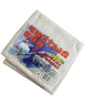 Тряпка для мытья пола (80х100) белая оверлок 180гр/м2 ХПП (1шт) 1/50