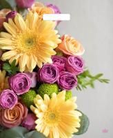 Пакет с вырубной ручкой (38х45)-60 Цветы для нее Тико ламинат 50/500 