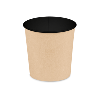 Контейнер бумажный супница 700мл d-115 крафт вн черн OSQ ROUND BOWL 700 BLACK (кр 465823) 35/525