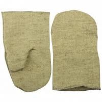 Рукавицы брезент пл 400гр с двойным наладонником 10/200